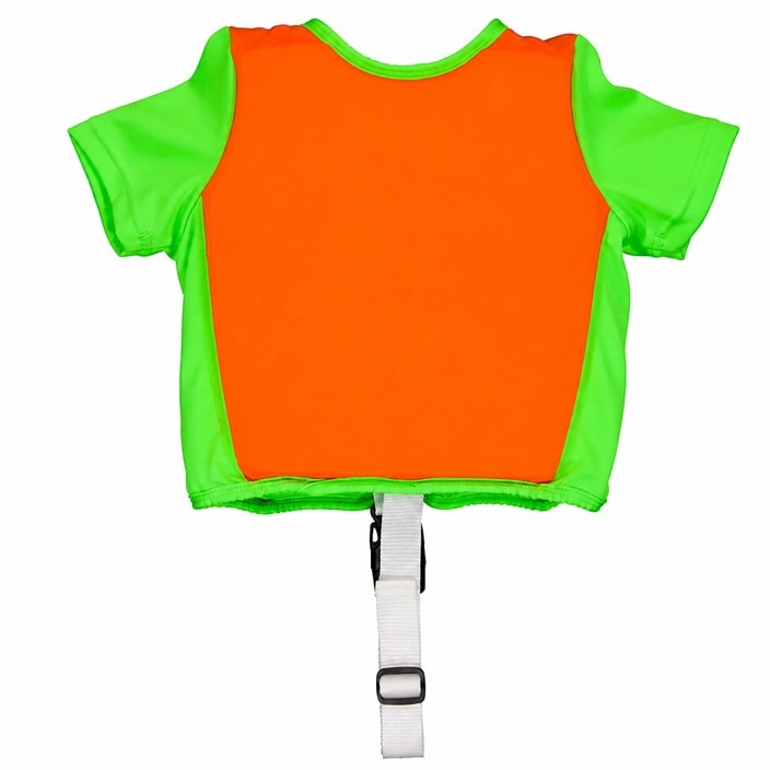 Laste Ujumisvest - Strooem Orange & Green