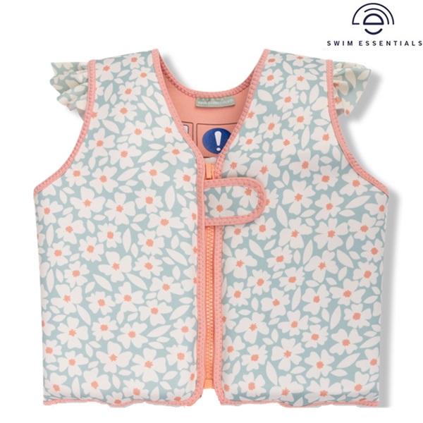 Laste ujumisvest Swim Essentials Green Flowers