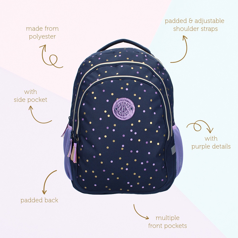 Laste seljakott Milky Kiss Dotted Delight