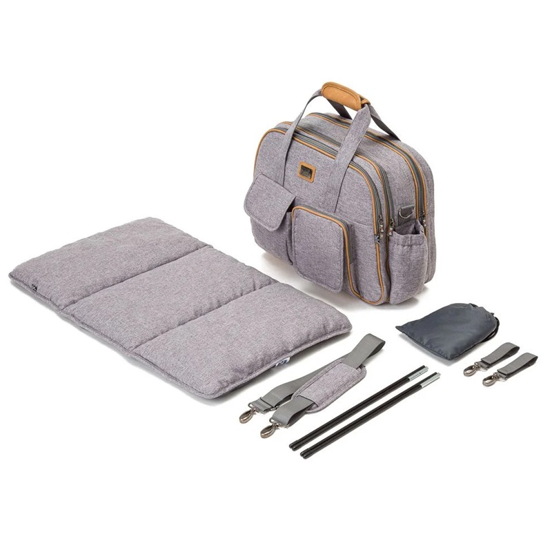 Reisivoodi & Beebitarvete Kott - Bizzi Growin Pod Windsor Grey