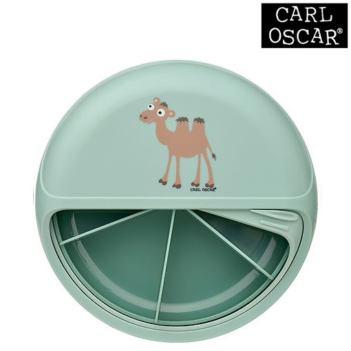 Laste Toidukarp - Carl Oscar SnackDisc Green Camel