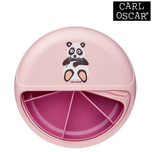 Laste Toidukarp - Carl Oscar SnackDisc Pink Panda