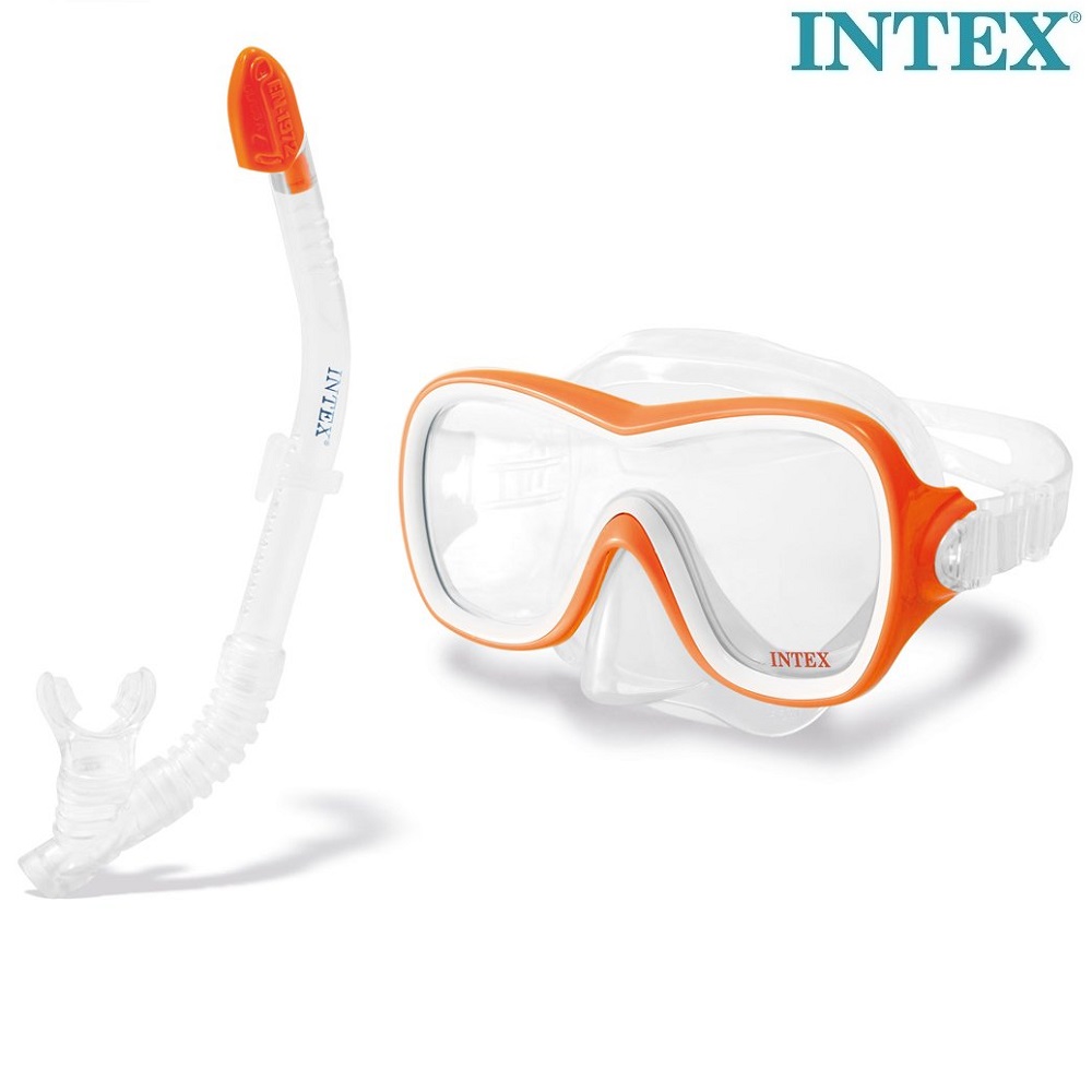 Laste ujumismask ja snorkel Intex Orange