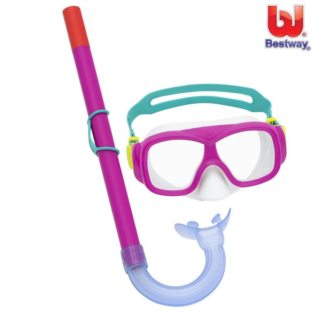 Laste snorgeldamise komplekt Bestway Explorer Cerise