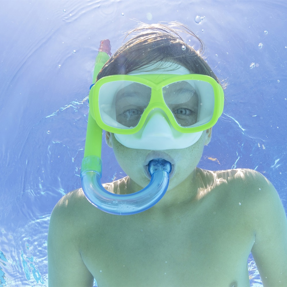 Laste snorgeldamise komplekt Bestway Explorer Green