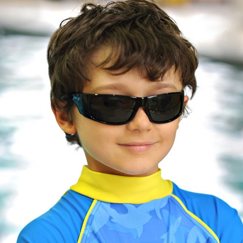 Laste päikeseprillid JuniorBanz Black Wrap