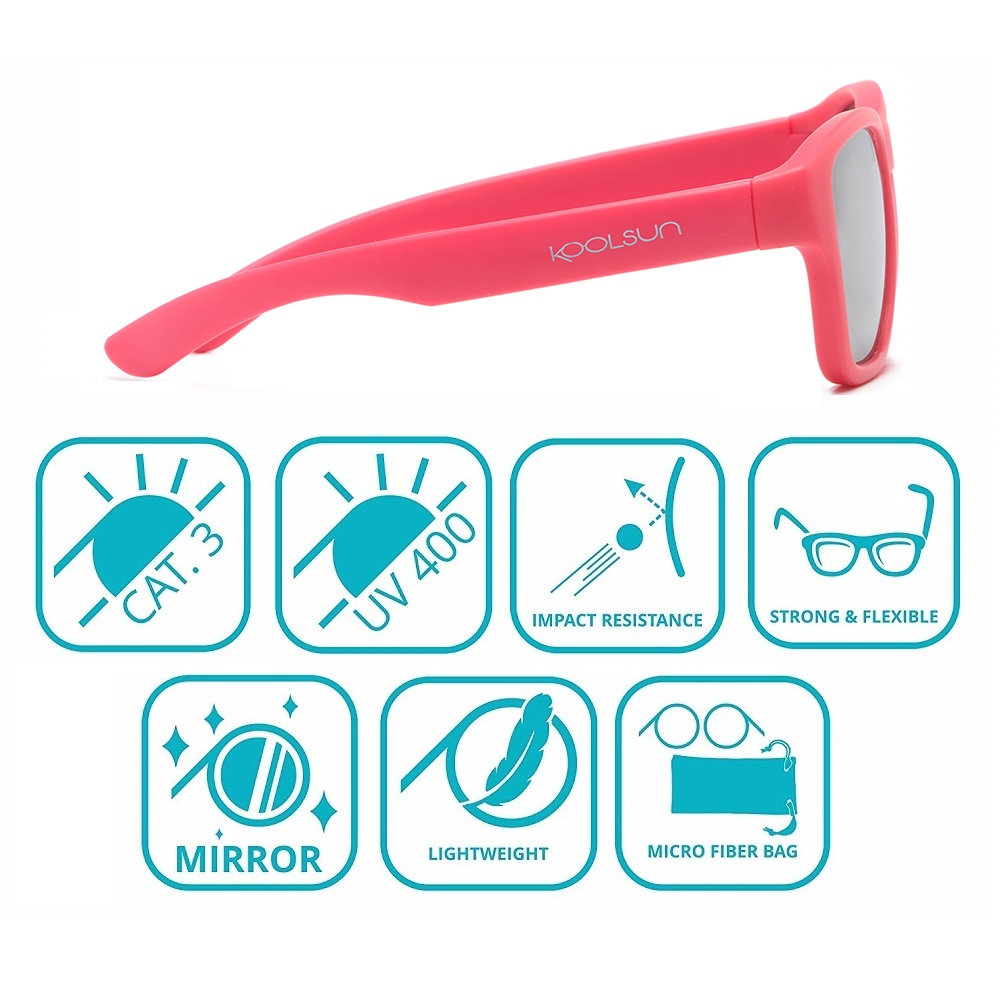 Laste Päikeseprillid - Koolsun Aspen Camellia Rose