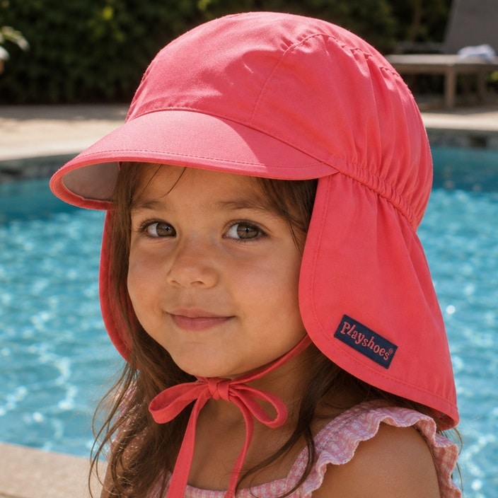 Laste Päikesemüts - Playshoes Sun Cap Pink