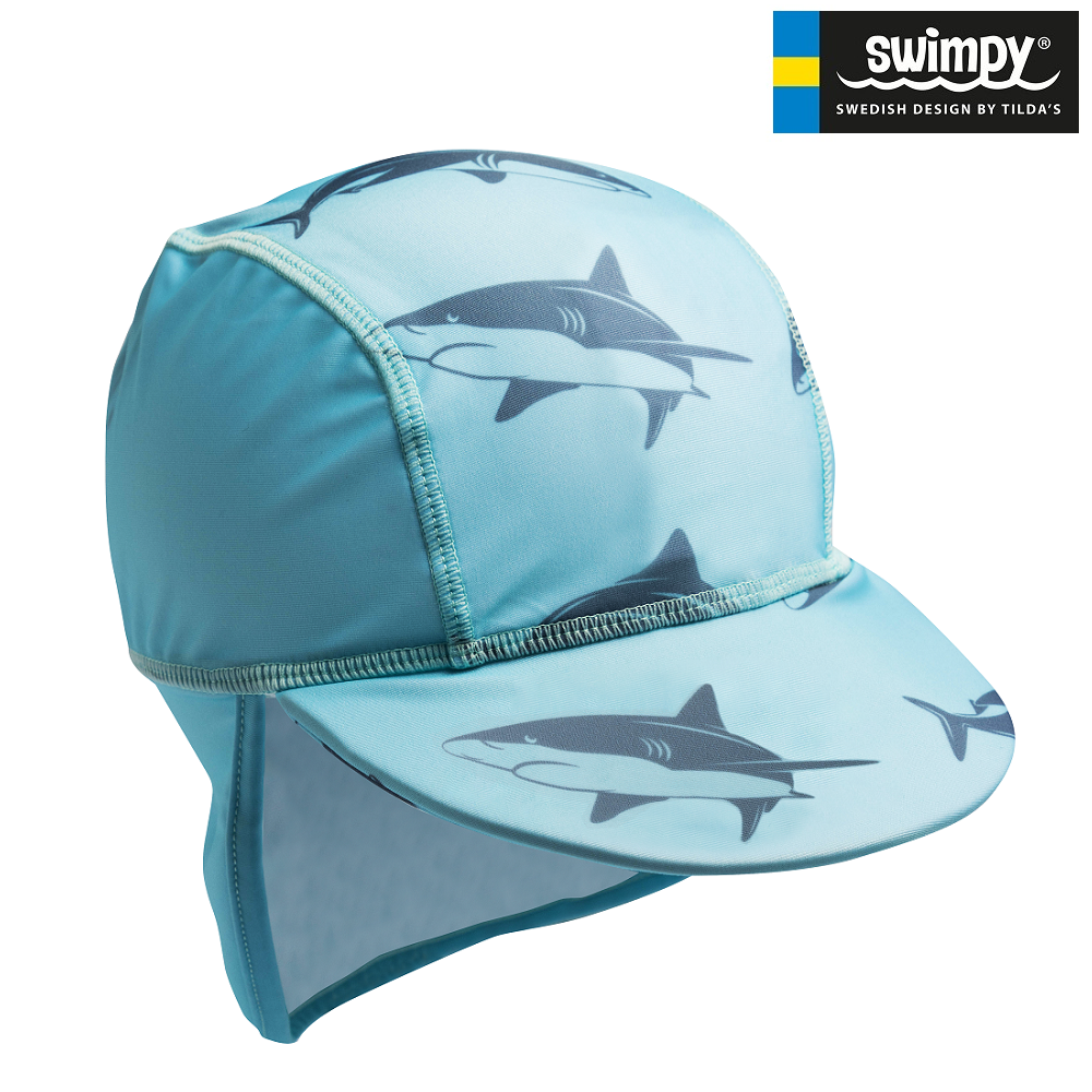 Laste UV-kaitsega päikesemüts Swimpy Sharks