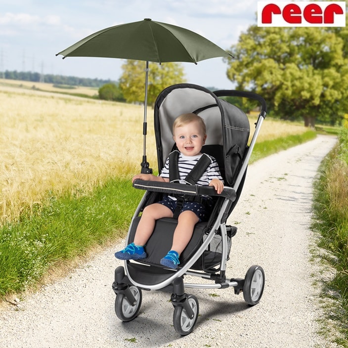Päikesevari Vankrile - Reer ShineSafe Forest Green