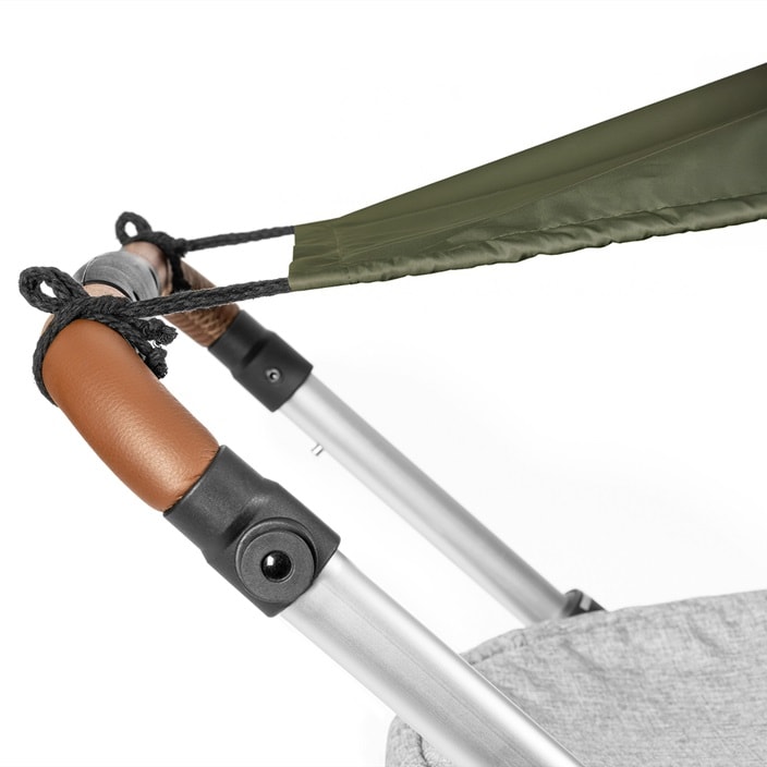 Käru päikesekaitse vankrile ja jalutuskäruleja Reer SunSafe Forest Green