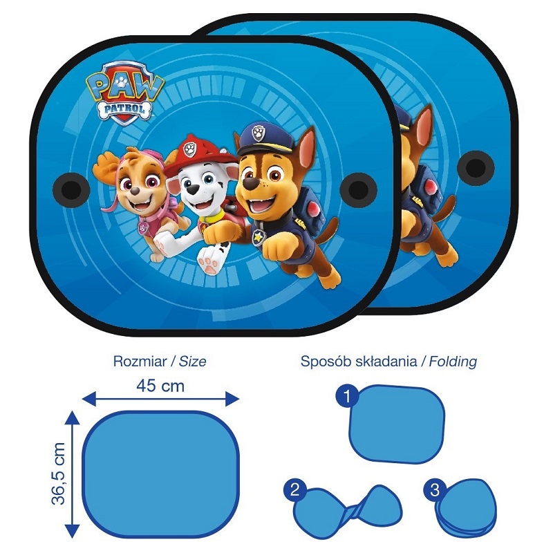 Päikesesirm autosse Paw Patrol