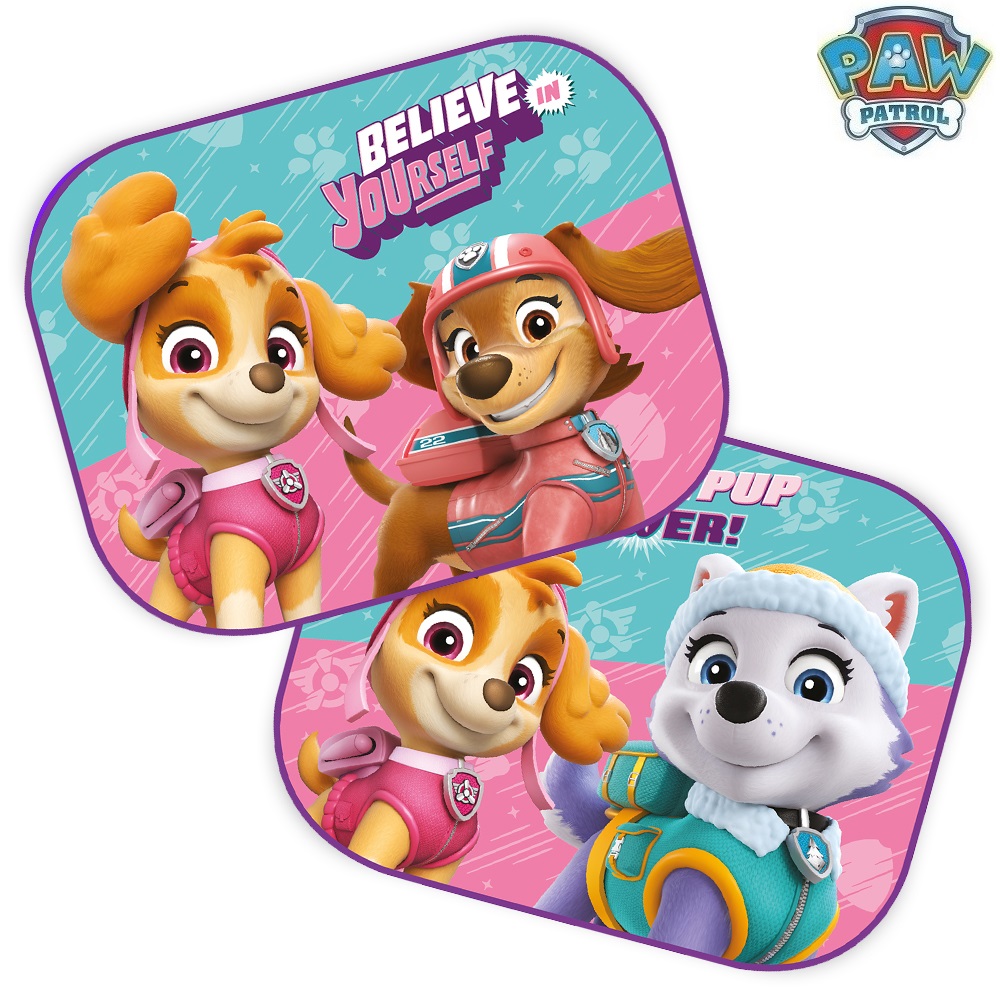 Paw Patrol Päikesesirmid Autosse - Pink & Blue 