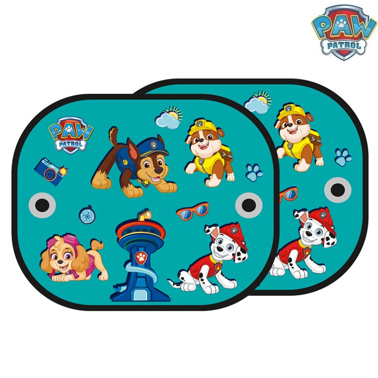 Päikesesirmid autosse Paw Patrol Green