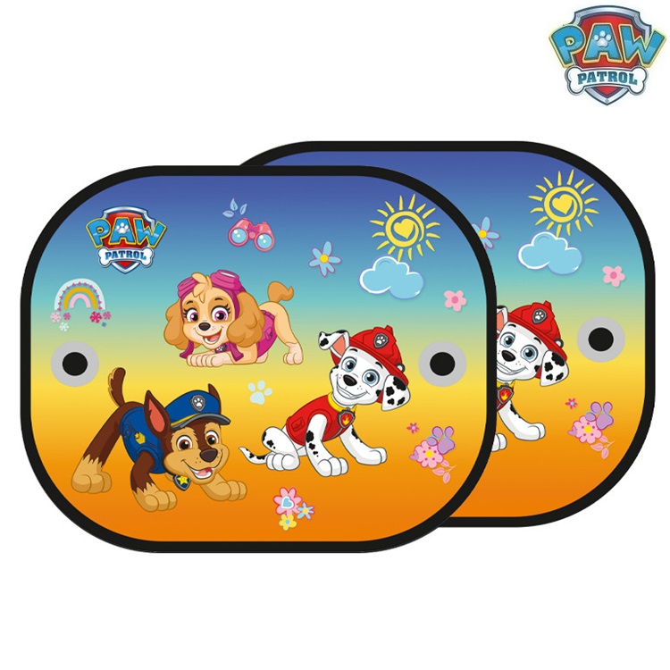 Päikesesirmid autosse Paw Patrol Yellow