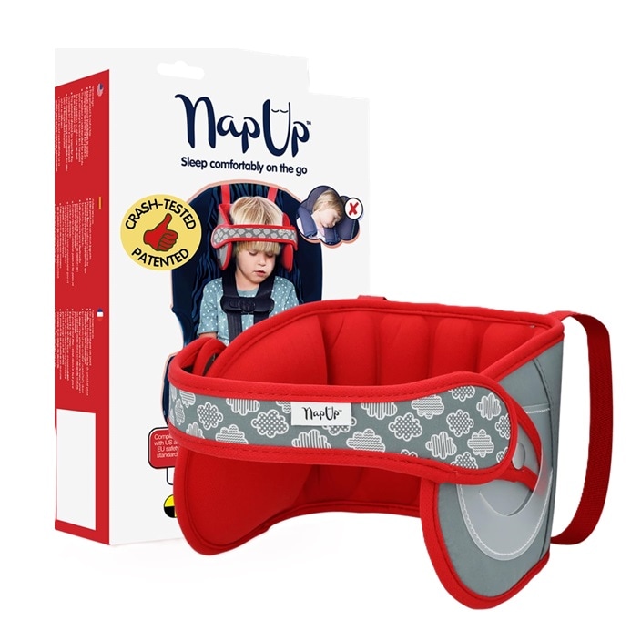 Laste peatugi autosse NapUp Punane
