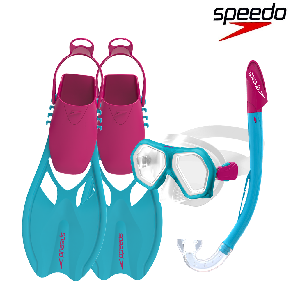 Laste snorgeldamise komplekt Junior Scuba Set Roosa