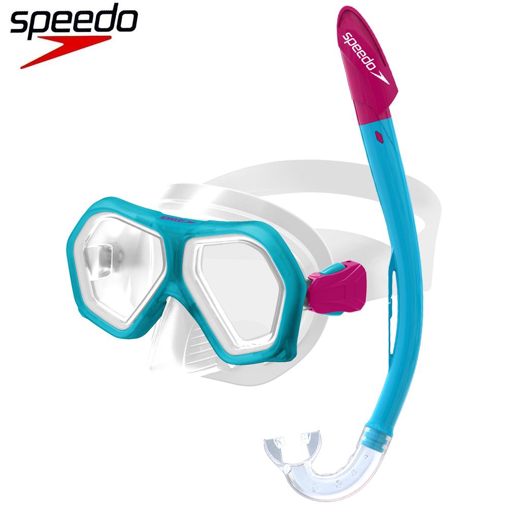 Laste Ujumismask ja snorkel Speedo Junior Roosa