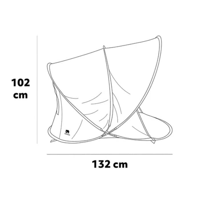 Rannatelk - Deryan Beach Tent XXL Creme
