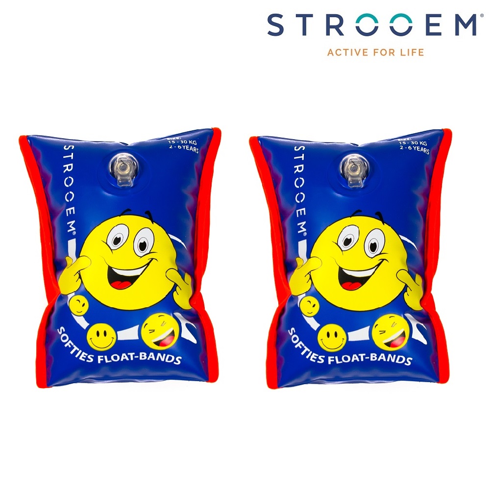 Ujumiskätised Strooem Softies Sinine ja Punane