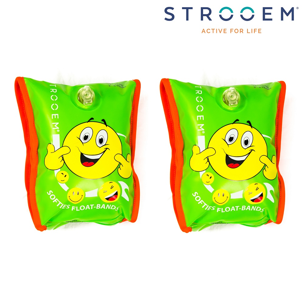 Ujumiskätised Strooem Softies Roheline ja Oranz