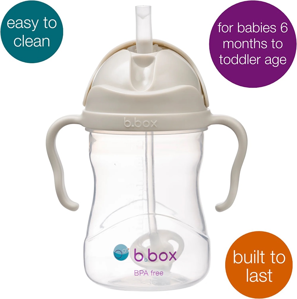 Beebi kõrrega joogipudel B.box Sippy Cup Latte