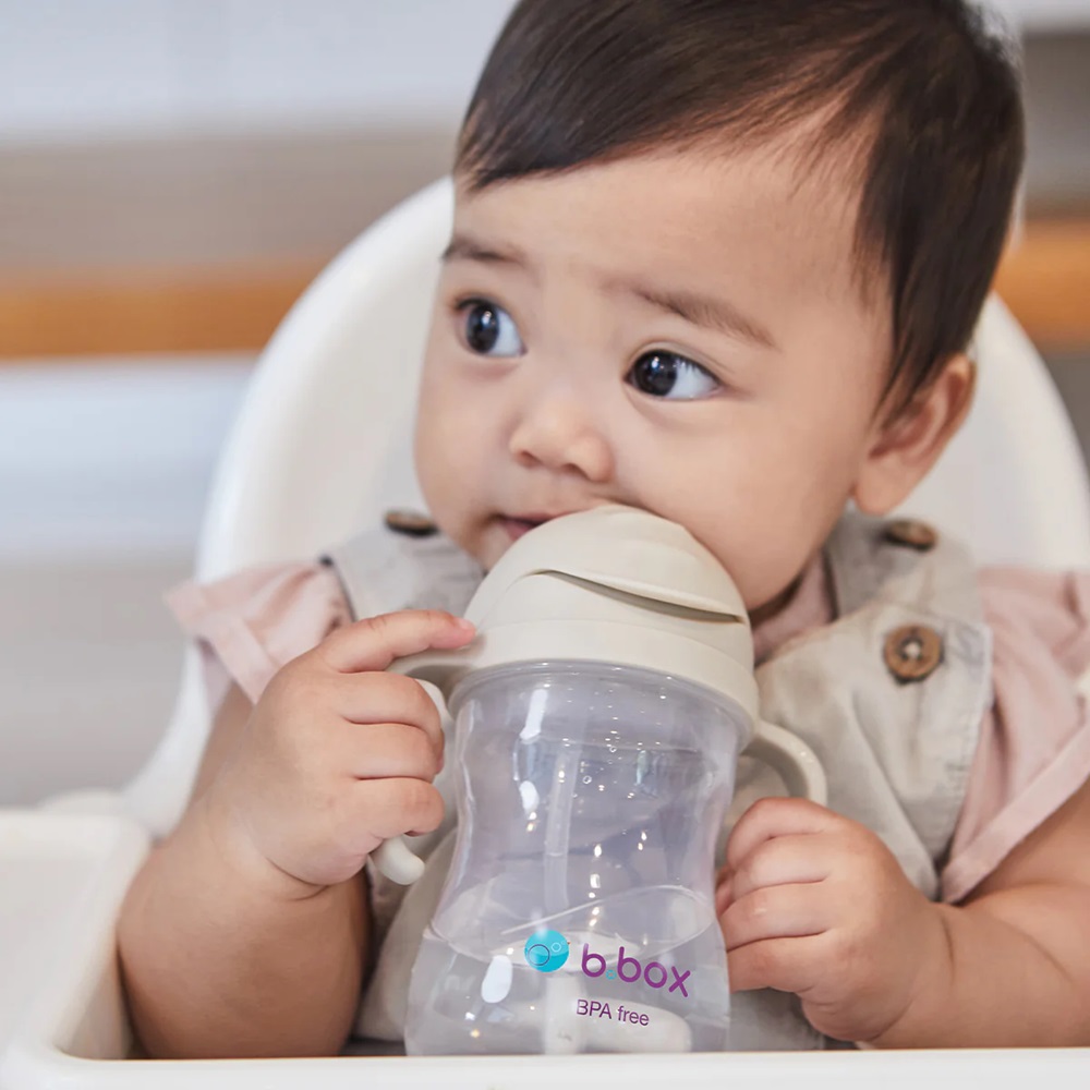 Beebi kõrrega joogipudel B.box Sippy Cup Latte