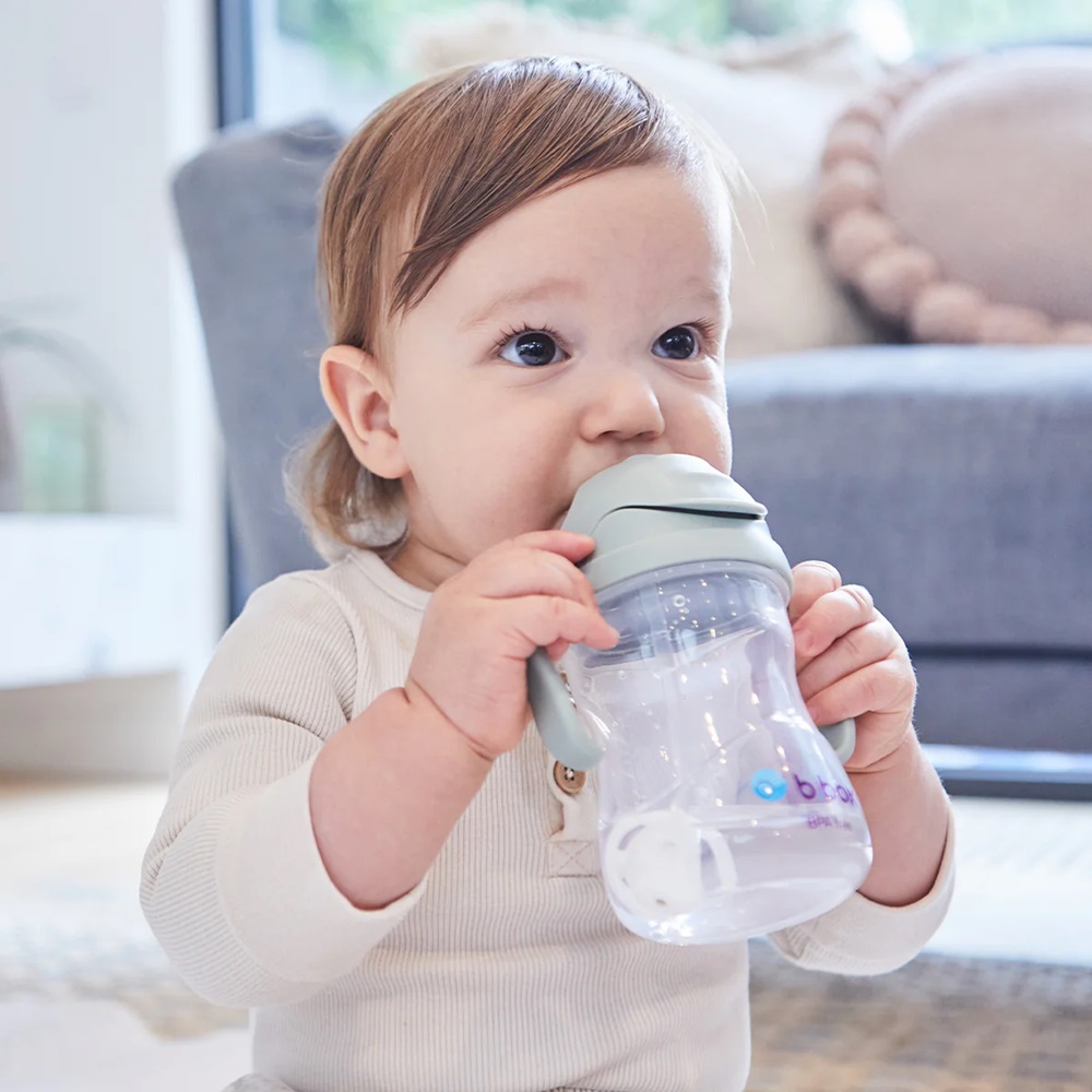 Beebi kõrrega joogipudel B.box Sippy Cup Sage