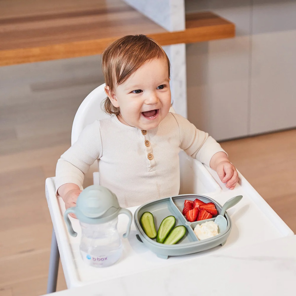 Beebi kõrrega joogipudel B.box Sippy Cup Sage