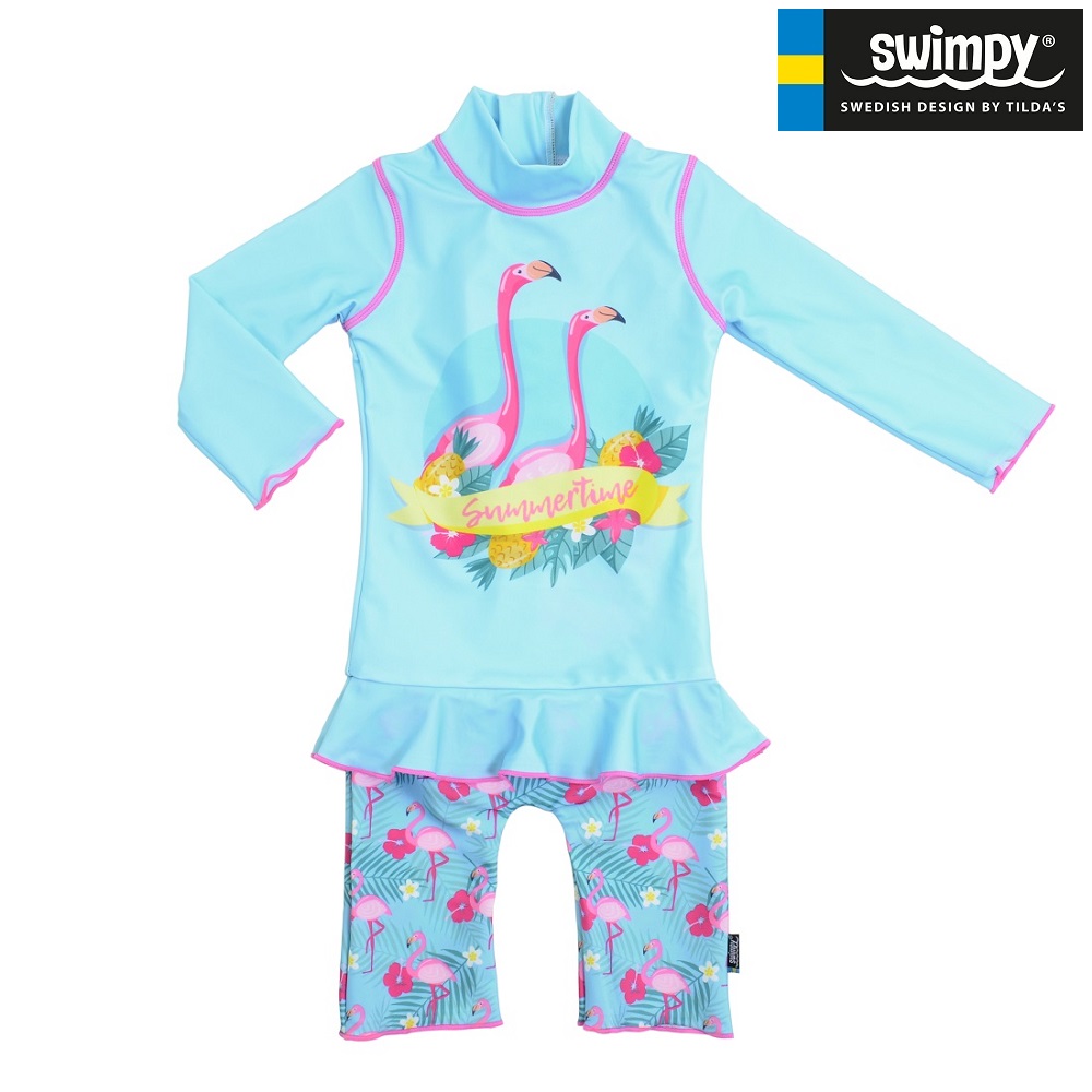 Laste UV-ujumistrikoo Swimpy Flamingo
