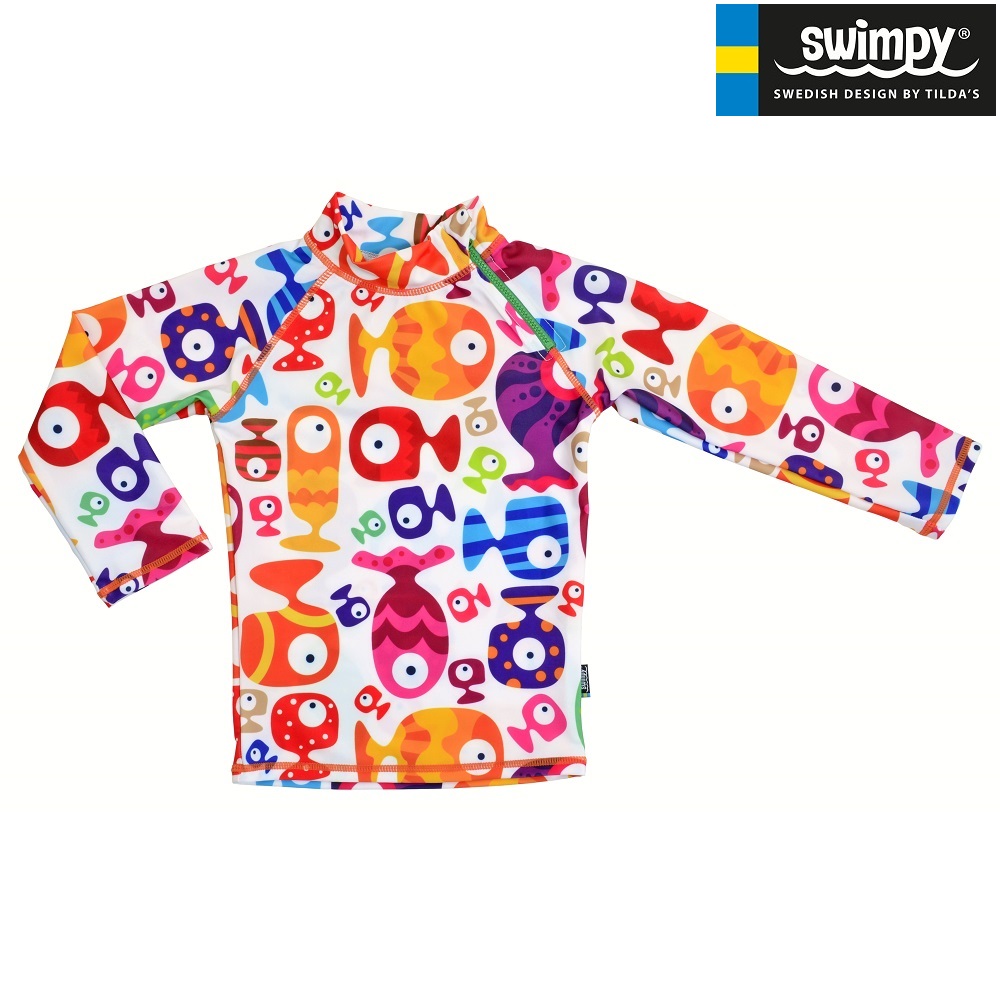 Laste UV-kaitsesärk Swimpy Solid Funny Fish