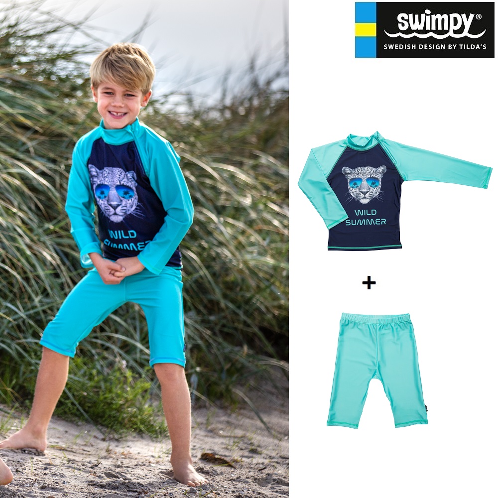 UV-Kaitsega ujumispüksid ja särk Swimpy Wild Summer