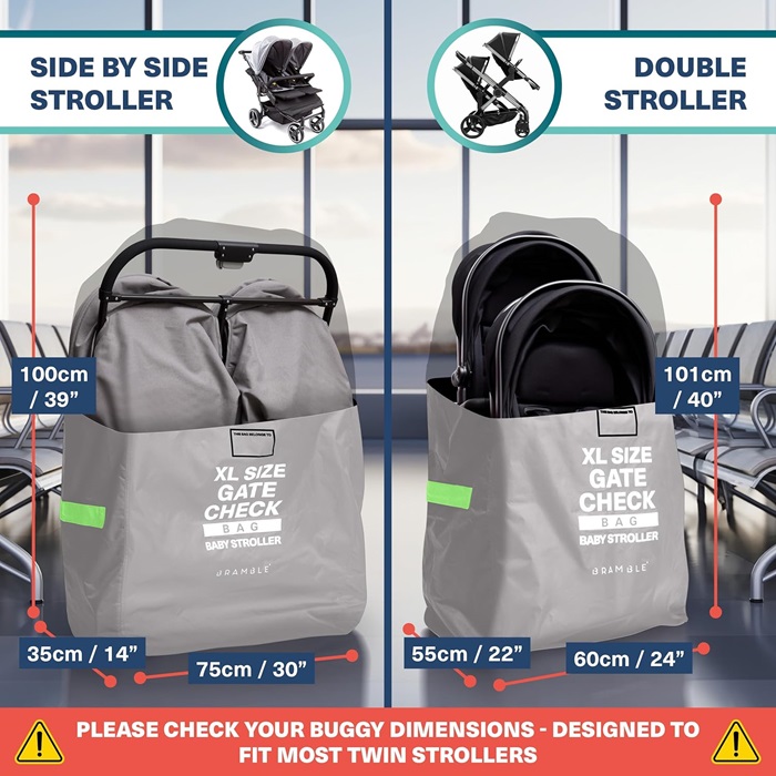 Transpordikott jalutuskärudele Bramble Waterproof Stroller Bag XL