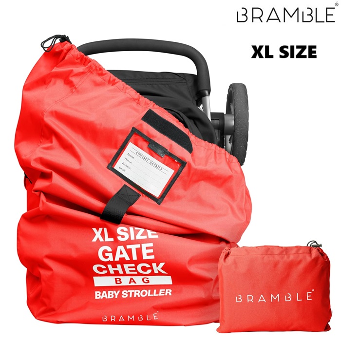 Transpordikott Jalutuskärudele - Bramble Waterproof Stroller Bag XL Red Transpordikott Jalutuskärudele - Bramble Waterproof Stroller Bag XL Red