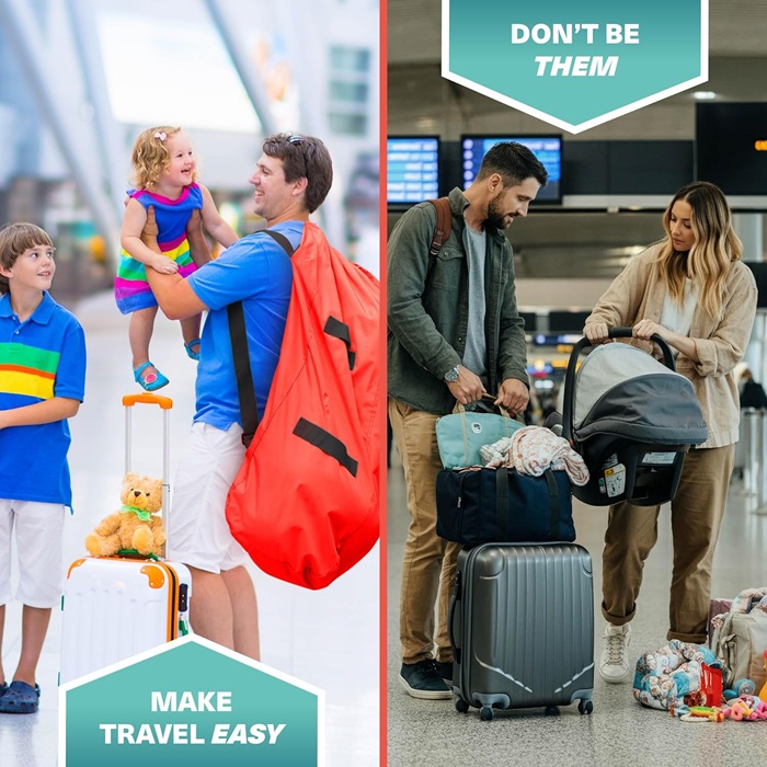 Transpordikott Jalutuskärudele - Bramble Waterproof Stroller Bag XL Red Transpordikott Jalutuskärudele - Bramble Waterproof Stroller Bag XL Red