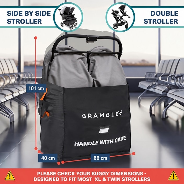 Transpordikott jalutuskärule Bramble Gate Check Stroller Bag XL