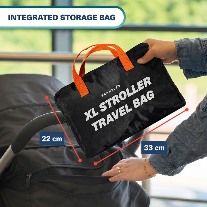 Transpordikott jalutuskärule Bramble Gate Check Stroller Bag XL