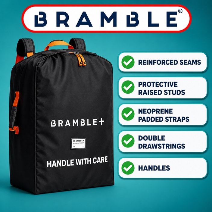 Transpordikott jalutuskärule Bramble Gate Check Stroller Bag XL