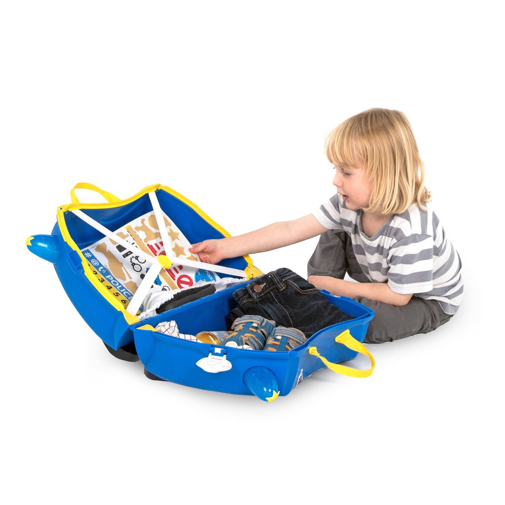 Laste Reisikohver - Trunki Percy Politseiauto