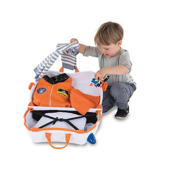 Resväska barn att åka på Trunki Skye Spaceship