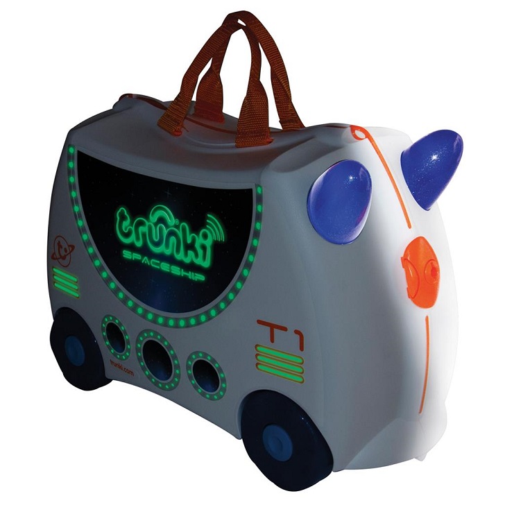 Resväska barn att åka på Trunki Skye Spaceship