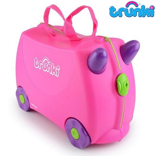 Pealistutav reisikohver lastele Trunki Trixie Roosa