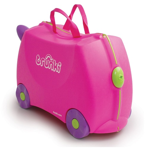 Pealistutav reisikohver lastele Trunki Trixie Roosa