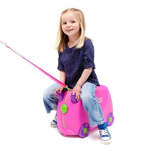 Pealistutav reisikohver lastele Trunki Trixie Roosa