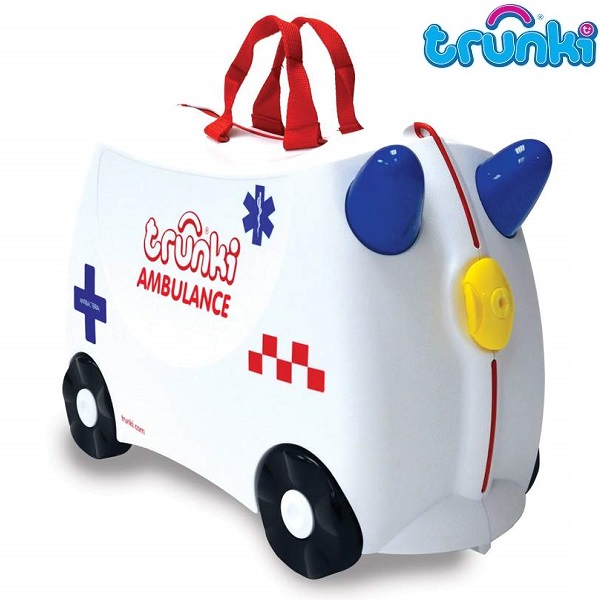 Laste Reisikohver Trunki Abbie Ambulance