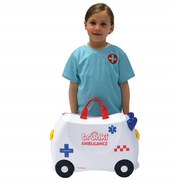 Laste Reisikohver Trunki Abbie Ambulance