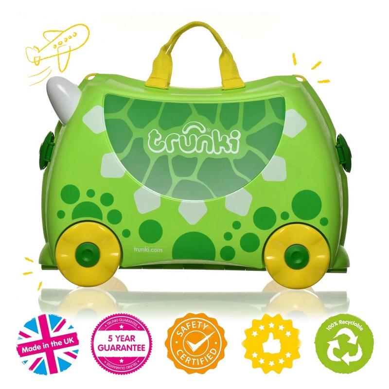 Laste kohver Trunki Dino Dudley