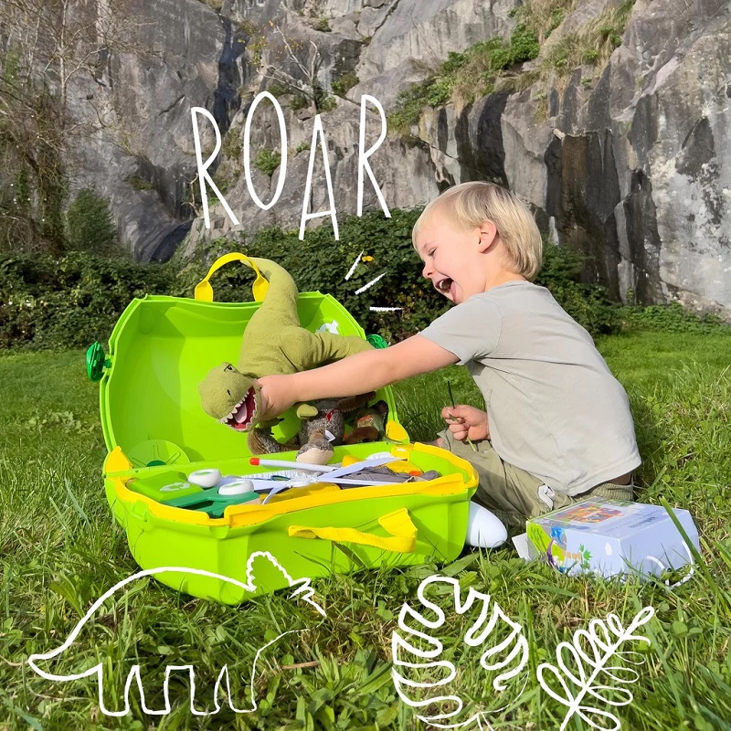 Laste kohver Trunki Dino Dudley