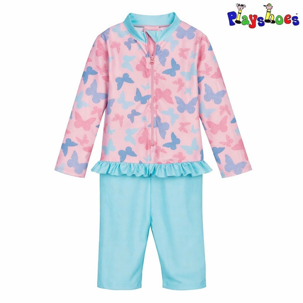 Ujumistrikoo Pikkade Varrukatega - Playshoes Butterfly