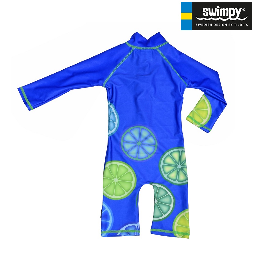 Laste UV-Ujumistrikoo - Swimpy Blue Lemon